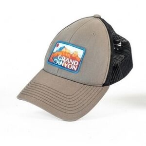 Gray and Black Grand Canyon Trucker Hat Park Hats Vacation Road Trip